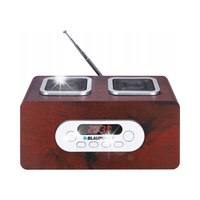 Przenośne radio FM AUX MP3 USB Pilot Antena Drewno Design Blaupunkt PP5BR
