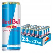 Napój energetyczny Red Bull Sugar Free energetyk puszka 24x 250ml