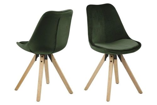 Krzesło Dima VIC forest green/wood na Arena.pl