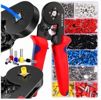 ZACISKARKA DO TULEJEK PRZEWODÓW KABLI PRASKA KONEKTORÓW 1800 SZT 0.25-10mm²