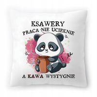 Poduszka Dla Ksawerego Na Urodziny Ze Zdjęciem Na Prezent Biała 40X40 Cm