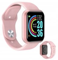 ŻEŃSKI ZEGAREK SMARTWATCH DLA KOBIETY SPORTOWY RÓŻOWY SMARTBAND DAMSKI