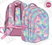 PLECAK 4 KOMOROWY BP58 PASTEL PIXELS