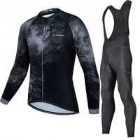 Leginsy Rowerowe Bluza Ocieplany Strój Męski Wkładka Żel Termoaktywny XXL