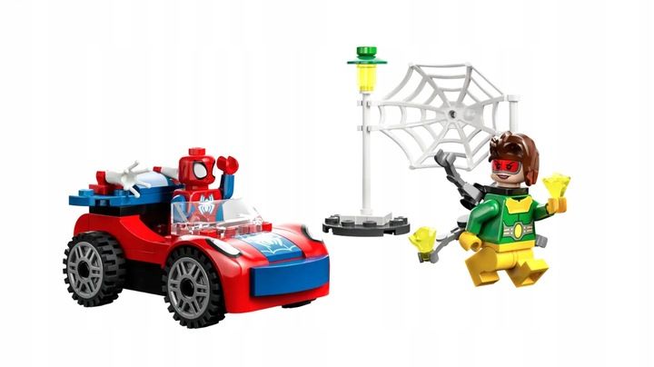 KLOCKI LEGO SUPER HEROES SAMOCHÓD SPIDERMANA DOCOCK PREZENT DLA 4,5,6 LATKA zdjęcie 2