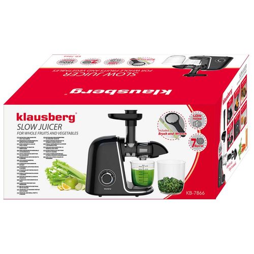 sokowirówka wyciskarka wolnoobrotowa klausberg kb-7866 na Arena.pl