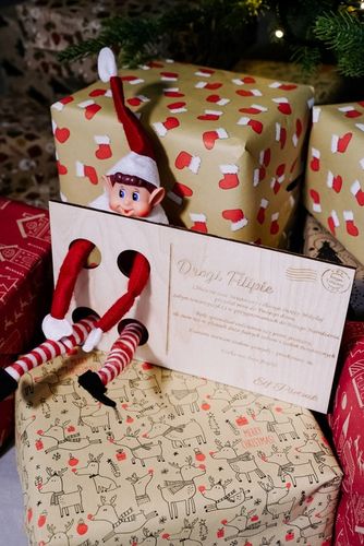 PERSONALIZOWANY LIST POWITALNY OD ELFA PSOTNIKA IMIĘ DZIECKA ELF ON SHELF na Arena.pl