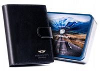 duży portfel męski ze skóry naturalnej - peterson