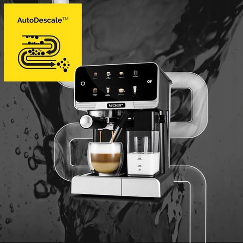 Ekspres do kawy ciśnieniowy Yoer +LED 20bar 1350W Automatyczny na Arena.pl