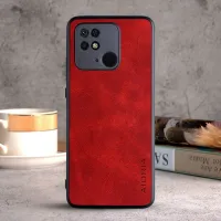 Etui AIORIA Vintage LEATHER do Xiaomi Redmi 10C czerwony