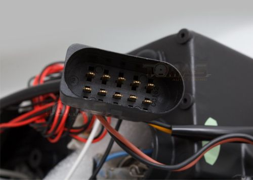 Reflektory lampy przednie VW Bora BLACK RINGI na Arena.pl