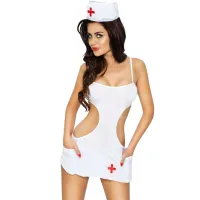 passion akkie kostium pielęgniarki l/xl z czapką i stringami