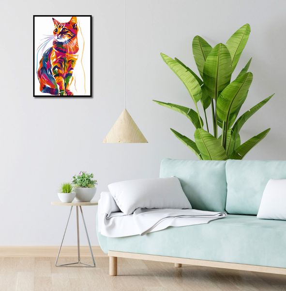 Plakat 39,5x55cm Nasycony Kot zdjęcie 4