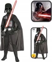 PRZEBRANIE KOSTIUM STRÓJ NA HALLOWEEN DARTH VADER DLA DZIECI 110 - 116cm