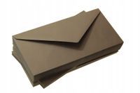 Koperty kolorowe kakaowe Dl 100g -500 sztuk KARTON