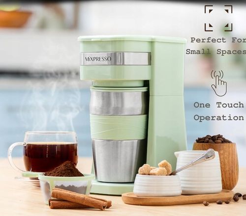 EKSPRES PRZELEWOWY Z KUBKIEM TERMICZNYM CUCINOVA ZIELONY na Arena.pl