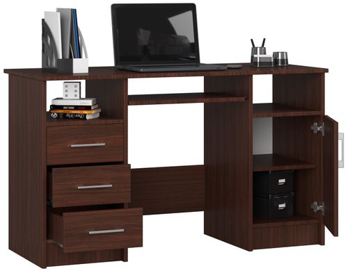 BIURKO ANA 124 cm WENGE na Arena.pl
