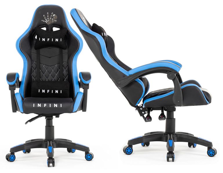 Fotel  Gamingowy Gracza Infini  Five Light Blue zdjęcie 4