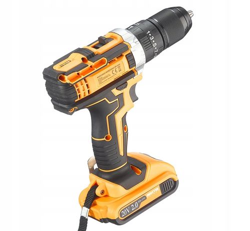 UDAROWA WIERTARKO WKRĘTARKA AKUMULATOROWA 2xAKU 20V BITY NASADKI na Arena.pl