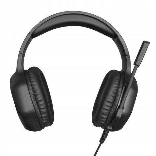 SŁUCHAWKI GAMINGOWE NASZUSZNE Z MIKROFONEM PRZEWODOWE RGB DLA GRACZY JACK na Arena.pl