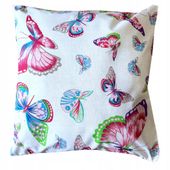 Poduszka poszewka bawełna MOTYLE wiosna DLA DZIEWCZYNKI 40x40