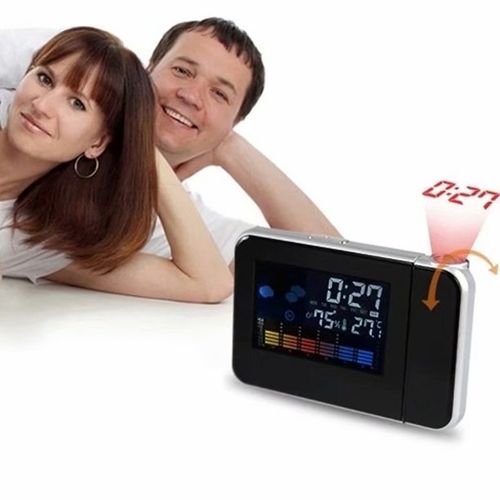 AP28 STACJA POGODY BUDZIK ZEGAR PROJEKTOR ZEGAREK na Arena.pl