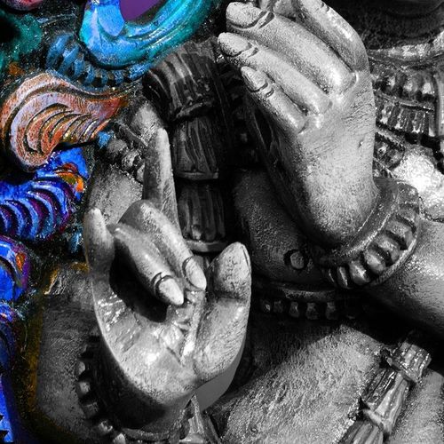 Obraz na płótnie - Canvas, Budda na mozaikowym tle 2 90x60 na Arena.pl