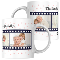 Prezent na dzień Babci i Dziadka Kubek z personaliza Imieniem oraz Zdjęciem