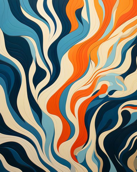 Plakat 40x50cm Oceaniczne Fale zdjęcie 1