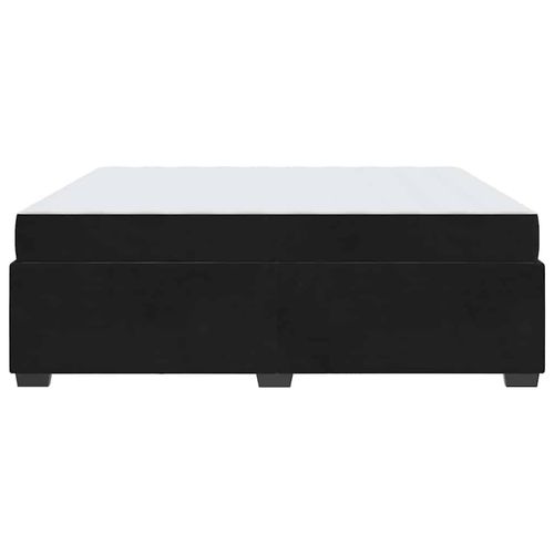 Ramka łóżka z materacem Czarny 180 x 200 cm Aksamit na Arena.pl