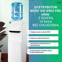 DYSTRYBUTOR WODY ViO X903-FNC white - z SZAFKĄ 16 litrów - BEZ CHŁODZENIA