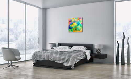 Obraz Na Płótnie - Kolory Tęczy  - 60X60 Cm - Ac60X60-4055 na Arena.pl