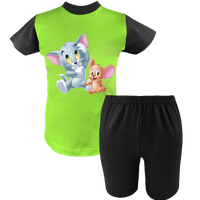 Krótka Piżama dziecięca Tom i Jerry - Nowa Seria