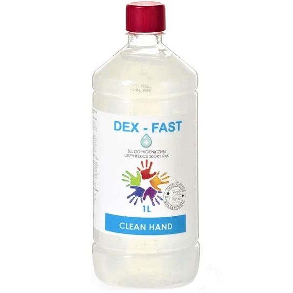 Żel do higienicznej dezynfekcji rąk 1 Litr Płyn do rąk antybakteryjny 1L zdjęcie 1