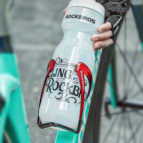 uchwyt rowerowy na bidon butelkę - czarno-czerwony na Arena.pl