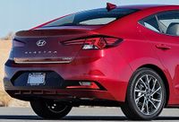 Hyundai ELANTRA VI FL - Listwa CHROM Klapa Tuning