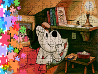 Puzzle tradycyjne - Reksio