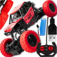 SAMOCHÓD ZDALNIE STEROWANY TERENOWY DUŻY 4X4 AUTO NA PILOTA NA AKUMULATOR