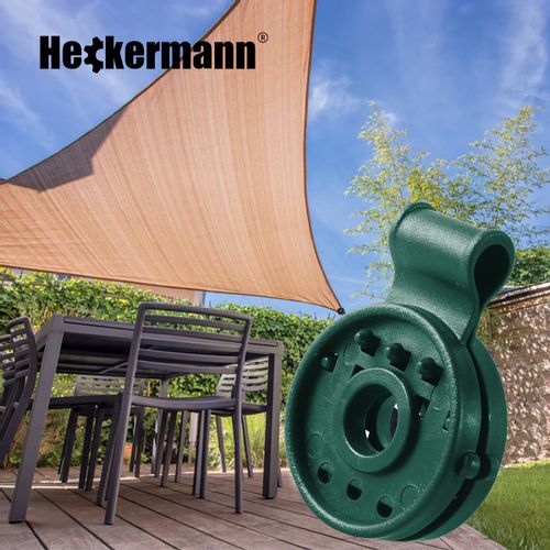 Klipsy Do Siatki Cieniującej Heckermann 20Szt - Zielone na Arena.pl