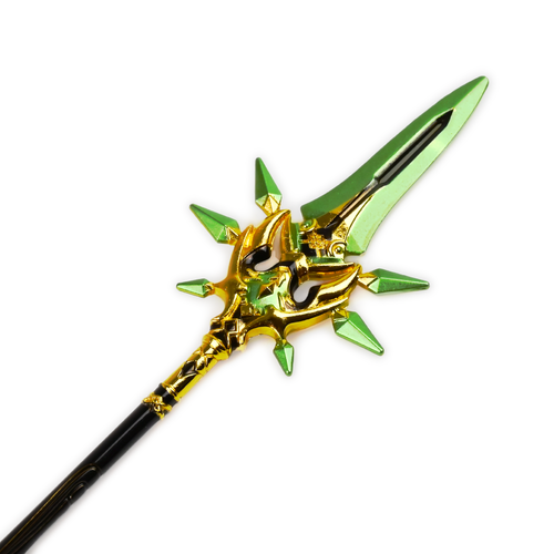 Primordial Jade Winged Spear | Metal | 22 cm | Keychain | Genshin Impact na Arena.pl