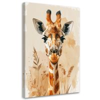 Obraz do pokoju dziecka niemowlaka, Żyrafa zwierzęta 70x100