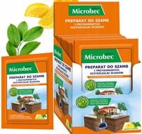 bros - microbec ultra 25g zapach cytryny - preparat do szamb - 18 szt.