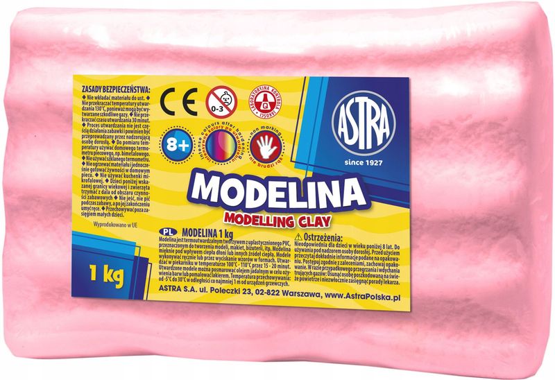 Modelina Astra 1 kg Malinowy zdjęcie 1
