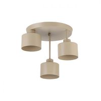 KINKIET LED E27 3X35W STALOWY BEŻOWY KASZMIR IP20