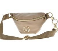 Laura Biaggi nerka saszetka brąz taupe groszek mat KB82