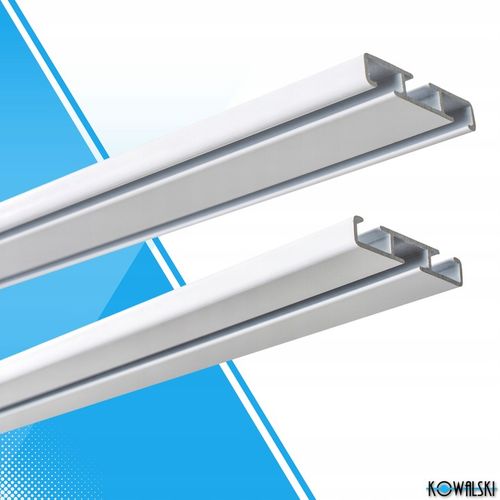 KOWALSKI SZYNA SUFITOWA ALUMINIOWA BIAŁA 150 CM POJEDYNCZA PODWÓJNA na Arena.pl