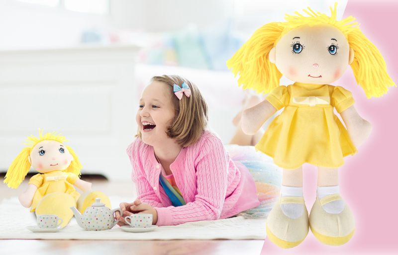 Lalka szmaciana ILONKA 35 cm zdjęcie 11