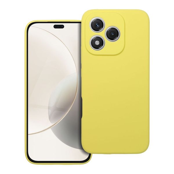 Futerał SILICONE 2mm do HONOR 400 Lite żółty zdjęcie 1