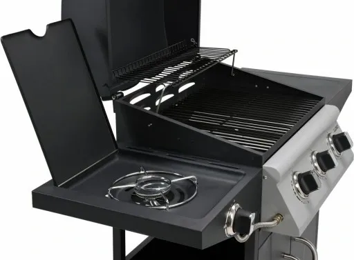 GRILL GAZOWY OGRODOWY 12,8 kW 4 PALNIKI PÓŁKI LUND zdjęcie 10