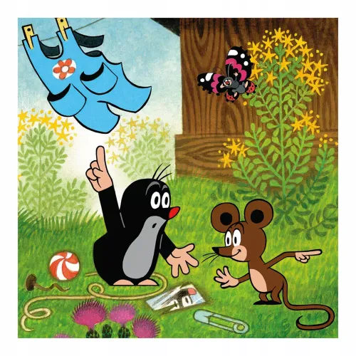 Krecik - 335257 Puzzle Krecik 3x55 elementów na Arena.pl